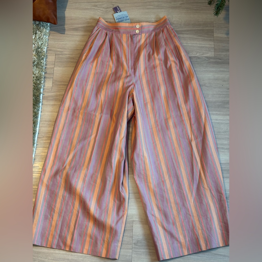 Vintage Striped Pink and Orange Pants
